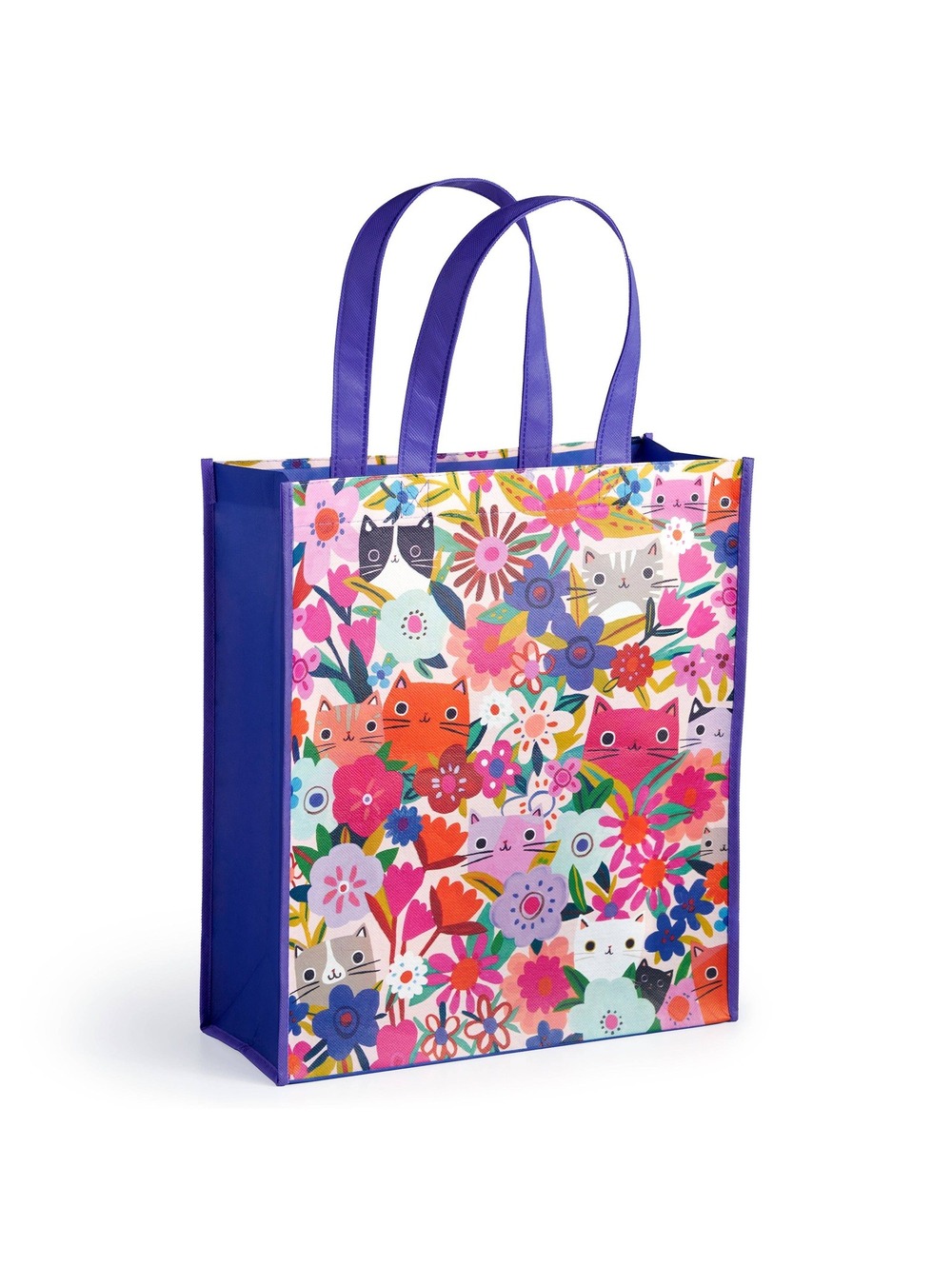 Blooming Cats Reusable Shopping Bag